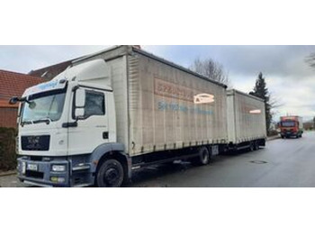 Curtainsider truck MAN TGM 12.250