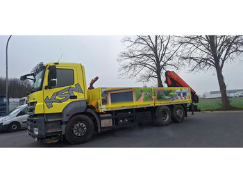 Dropside/ Flatbed truck, Crane truck Mercedes-Benz 2636 Axor 3-Achser 6x2 mit Kran PK14002+Funk: picture 2