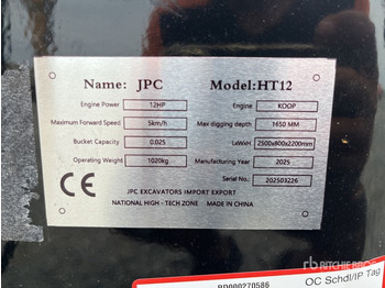 Mini excavator JPC
