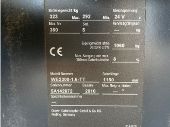 Stacker Crown WE2300 1.6 TT: picture 5 Stacker Crown WE2300 1.6 TT: picture 5