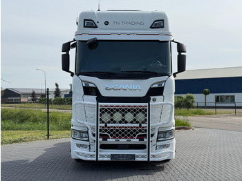 Tractor unit Scania S580 VOLLUCHT, PTO, LEER, RETARDER, TV, 3.15WB, BULLBAR.: picture 4