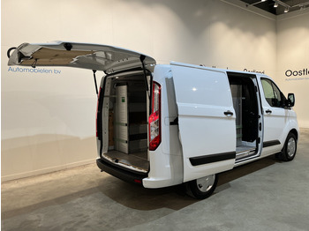 Small van Ford Transit Custom 300 2.0 TDCI L1H1 Trend 130 PK / Servicebus / Bott Inrichting / Euro 6 / Schuifdeur L + R / Airco / CarPlay / Klep / PDC / Navigatie / 3-Zits  / BPM VRIJ !!: picture 2