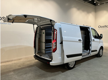 Small van Ford Transit Custom 300 2.0 TDCI L1H1 Trend 130 PK / Servicebus / Bott Inrichting / Euro 6 / Schuifdeur L + R / Airco / CarPlay / Klep / PDC / Navigatie / 3-Zits  / BPM VRIJ !!: picture 2