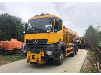 Snow removal vehicle Mercedes-Benz Arocs 3333 6x6 piaskarka solarka econ pług schmidt: picture 3