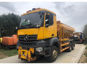 Snow removal vehicle Mercedes-Benz Arocs 3333 6x6 piaskarka solarka econ pług schmidt: picture 2