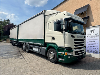 Curtainsider truck SCANIA R 450