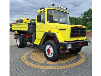 Tipper, Crane truck IVECO MAGIRUS STRALIS kiper 4x4 + HDS: picture 2
