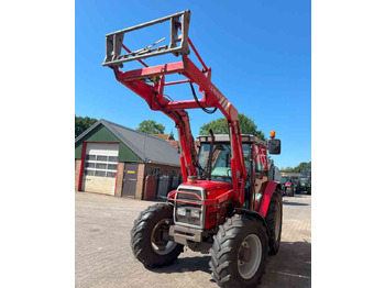 Farm tractor Massey Ferguson 6140 Dynashift met Mailleux voorlader tractoren *Verkocht/sold*: picture 4
