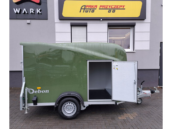 New Closed box trailer PRZYCZEPA CARGO FURGON DMC 1300 KG, dł. 300 cm x szer. 150 cm x wys. 170 cm / CARGO Van Trailer DMC 1300 KG, length 300 cm x width 150 cm x height 170 cm: picture 4