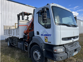 Tipper, Crane truck RENAULT Kerax 370dci 4x2 19T benne grue: picture 2