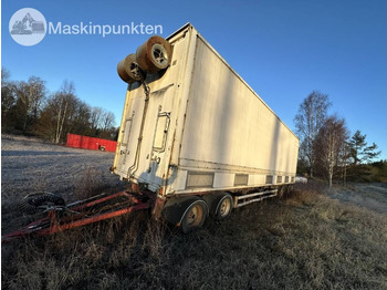 Closed box trailer