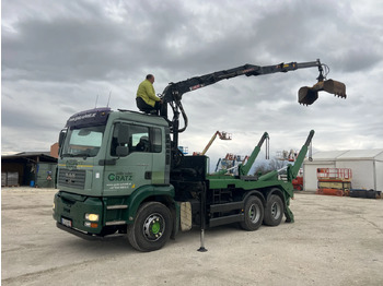 Skip loader truck MAN TGA