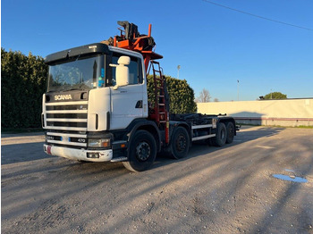 Hook lift truck SCANIA R124