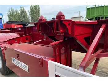 New Chassis semi-trailer for transportation of containers TITAN 40ft Skeleton Trailer Price for Sale In Guyana: picture 3