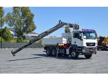 Tipper, Crane truck MAN TGS 33.360 / 6x4 / HDS HIAB 122 E-2 HIDUO / STEROWANIE RADIOWE / WYWROTKA / HYDROBURTA / AUTOMAT / KLIMA / TEMPOMAT / KAMERA COFANIA / SPROWADZONY: picture 3 Tipper, Crane truck MAN TGS 33.360 / 6x4 / HDS HIAB 122 E-2 HIDUO / STEROWANIE RADIOWE / WYWROTKA / HYDROBURTA / AUTOMAT / KLIMA / TEMPOMAT / KAMERA COFANIA / SPROWADZONY: picture 3
