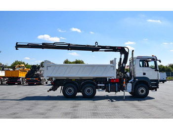 Tipper, Crane truck MAN TGS 33.360 / 6x4 / HDS HIAB 122 E-2 HIDUO / STEROWANIE RADIOWE / WYWROTKA / HYDROBURTA / AUTOMAT / KLIMA / TEMPOMAT / KAMERA COFANIA / SPROWADZONY: picture 4 Tipper, Crane truck MAN TGS 33.360 / 6x4 / HDS HIAB 122 E-2 HIDUO / STEROWANIE RADIOWE / WYWROTKA / HYDROBURTA / AUTOMAT / KLIMA / TEMPOMAT / KAMERA COFANIA / SPROWADZONY: picture 4