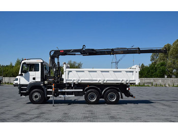 Tipper, Crane truck MAN TGS 33.360 / 6x4 / HDS HIAB 122 E-2 HIDUO / STEROWANIE RADIOWE / WYWROTKA / HYDROBURTA / AUTOMAT / KLIMA / TEMPOMAT / KAMERA COFANIA / SPROWADZONY: picture 5 Tipper, Crane truck MAN TGS 33.360 / 6x4 / HDS HIAB 122 E-2 HIDUO / STEROWANIE RADIOWE / WYWROTKA / HYDROBURTA / AUTOMAT / KLIMA / TEMPOMAT / KAMERA COFANIA / SPROWADZONY: picture 5