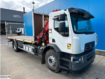 Dropside/ Flatbed truck, Crane truck Renault C 320 EURO 6, Fassi, Remote: picture 4