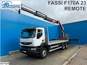 Dropside/ Flatbed truck RENAULT Kerax 370