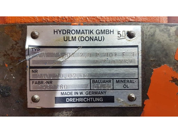 Hydraulics Hydromatik A4V71DA2.0R101E10 - Drive pump/Fahrpumpe/Rijpomp: picture 4