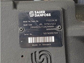 Hydraulics Vögele 11033436-Sauer Danfoss JRL075CLS2328-Pump: picture 3