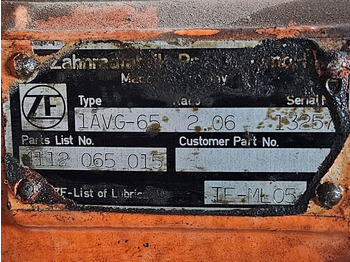 Axle and parts for Construction machinery ZF AP-R725 - Axle/Achse/As: picture 4