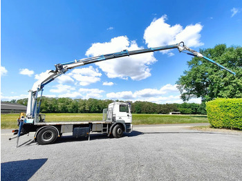 Dropside/ Flatbed truck, Crane truck MAN 18.410 F2000 Cormach 22000 E4F + jib: picture 5