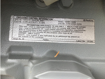 Construction machinery PERKINS