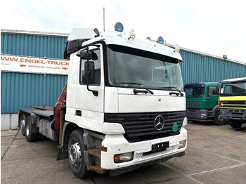 Mercedes-Benz Actros 2540 L 6x2 MP1 WITH V-CRANE & HOOK-ARM SYSTEM (EPS WITH CLUTCH (3 PEDALS) / REDUCTION AXLE / STEEL-/AIR SUSPENSION / P.T. on lease Mercedes-Benz Actros 2540 L 6x2 MP1 WITH V-CRANE & HOOK-ARM SYSTEM (EPS WITH CLUTCH (3 PEDALS) / REDUCTION AXLE / STEEL-/AIR SUSPENSION / P.T.: picture 2