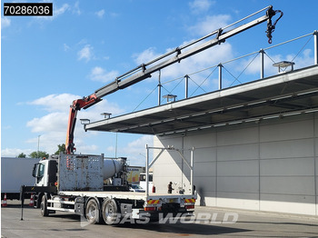 Dropside/ Flatbed truck, Crane truck Iveco Stralis 360 6X2 Palfinger PK18002EH Crane Kran Lift Axle Euro 6: picture 2