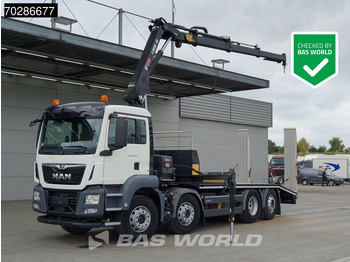 MAN TGS 35.360 8X2 HIAB X-Hiduo 158 BS-3 Crane Lift+lenkasche Machine transporter Euro 6 on lease MAN TGS 35.360 8X2 HIAB X-Hiduo 158 BS-3 Crane Lift+lenkasche Machine transporter Euro 6: picture 1