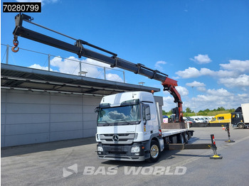 Dropside/ Flatbed truck, Crane truck Mercedes-Benz Actros 2544 6X2 Palfinger PK53002SH Kran Crane Lift-Lenkachse Euro 5: picture 3