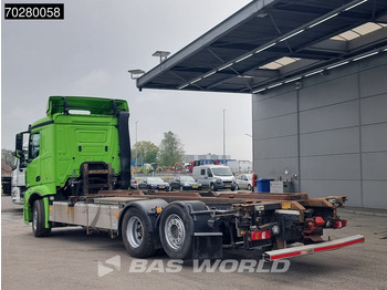 Container transporter/ Swap body truck Mercedes-Benz Actros 2545 6X2 Hydraulic Liftable BDF system Lift+steering axle ADR Euro 6: picture 2