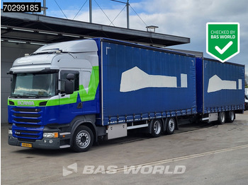 Curtainsider truck SCANIA R 410