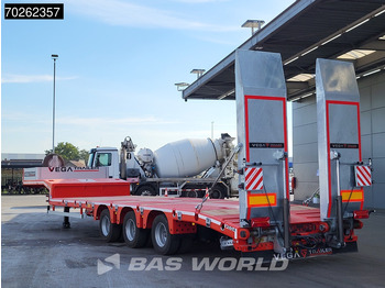 New Low loader semi-trailer Vega Lowbed 2 axles NEW Hydr. Ramps. Lift+Steering Axle: picture 3