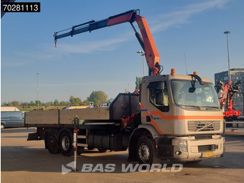Dropside/ Flatbed truck, Crane truck Volvo FE 280 6X2 NL-Truck Palfinger PK15500 Kran Crane Manual Liftachse Euro 4: picture 3
