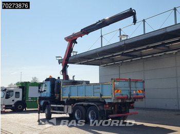 Tipper, Crane truck Volvo FMX 420 6X4 Fassi F155A.2.22 Crane 9m3 Big-Axle Automatic Euro 5: picture 3