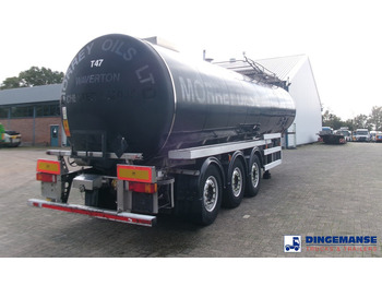 Tank semi-trailer Crossland Bitumen tank inox 33 m3 / 1 comp + compressor + ADR L4BN: picture 4