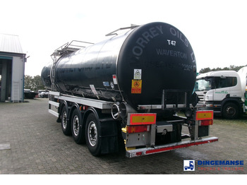 Tank semi-trailer Crossland Bitumen tank inox 33 m3 / 1 comp + compressor + ADR L4BN: picture 3