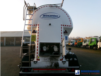 Tank semi-trailer Feldbinder Powder tank alu alu 49 m3 / 1 comp: picture 5
