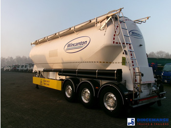 Tank semi-trailer Feldbinder Powder tank alu alu 49 m3 / 1 comp: picture 3