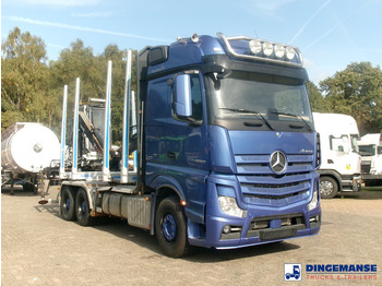 Mercedes-Benz Actros 2663 6x4 Euro 6 loglift F96 crane timber truck on lease Mercedes-Benz Actros 2663 6x4 Euro 6 loglift F96 crane timber truck: picture 2 Mercedes-Benz Actros 2663 6x4 Euro 6 loglift F96 crane timber truck on lease Mercedes-Benz Actros 2663 6x4 Euro 6 loglift F96 crane timber truck: picture 2