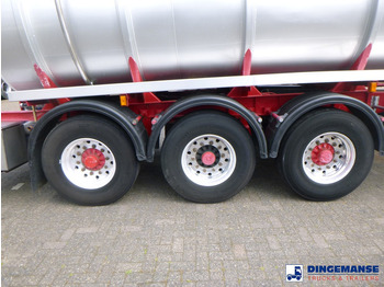 Tank semi-trailer TCL Food tank inox 30 m3 / 1 comp + pump: picture 5