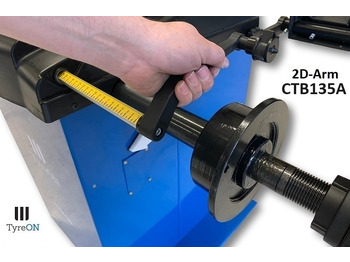 Workshop equipment CTB135A wheel balancer - 5 ALU and 2 Steel programs - Auto input Distance + Diameter + Width - 230V: picture 4