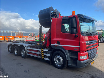 Hook lift truck, Crane truck DAF FAQ 85 CF 460 HMF 16 Tonmeter Z-kraan: picture 3