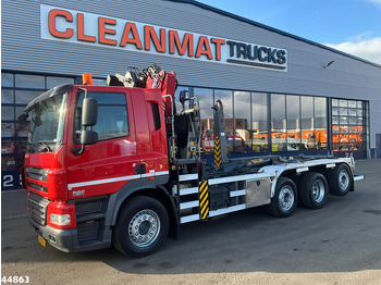 Hook lift truck, Crane truck DAF FAQ 85 CF 460 HMF 16 Tonmeter Z-kraan: picture 2