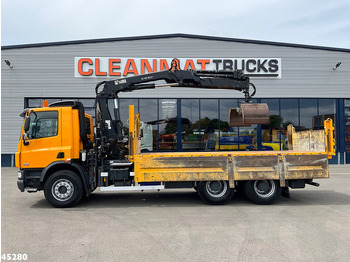Tipper, Crane truck DAF FAT 75 CF 340 6x4 Manual Full steel Hiab 16 Tonmeter laadkraan: picture 5