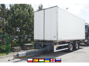 Fruehauf passthrough box trailer 18 EPAL / 2021 / SAF axles on lease Fruehauf passthrough box trailer 18 EPAL / 2021 / SAF axles: picture 1