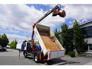 Dropside/ Flatbed truck, Crane truck IVECO Eurocargo 160E22 EEV Dump truck / Bortmatic / Crane FASSI F95A.0.22: picture 4