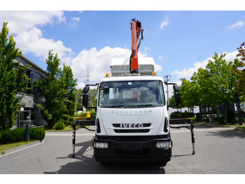 Dropside/ Flatbed truck, Crane truck IVECO Eurocargo 160E22 EEV Dump truck / Bortmatic / Crane FASSI F95A.0.22: picture 2